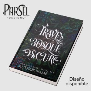 Portada prediseñada a través del bosque oscuro